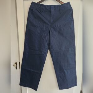 A New Day Navy Pants, Size 8R, NWT, straight, stretch